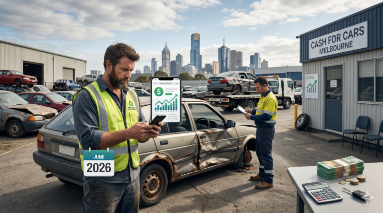 Cash for Cars in Melbourne How Much Is Your Old or Damaged Car Actually Worth in 2026
